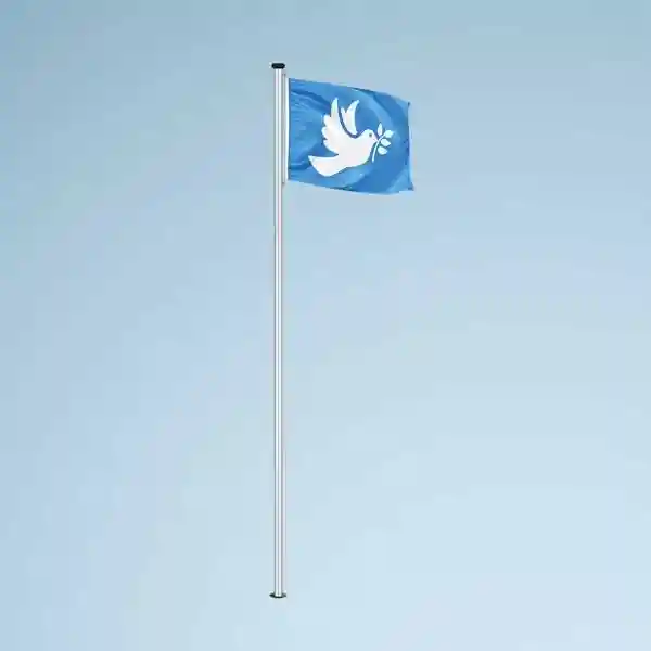 Fahne: Friedenstaube – materialien fechenbach